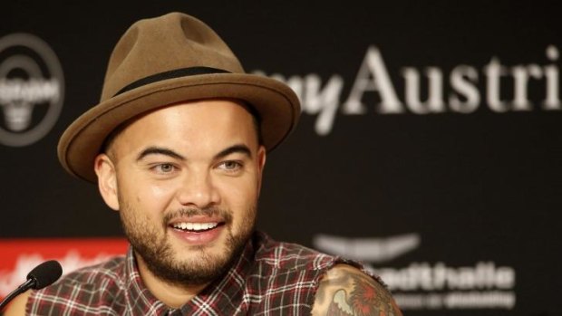 'He's handing them out, willy nilly' ... Guy Sebastian jokes that a win could earn him a knighthood from Tony Abbott.