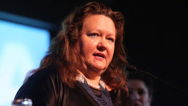 Gina Rinehart gave her daughter gave her a $45 million loan in return for taking a back seat in the family spat.
