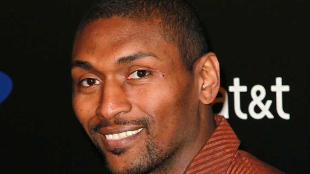 Ron Artest ... he's all love and peace now.
