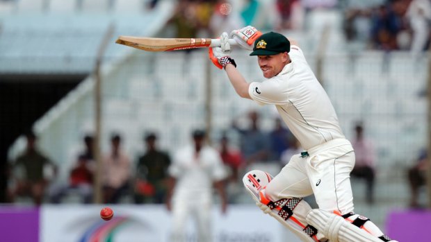 Game changer: Australia's David Warner has breathed new life into Test cricket with his aggressive style.