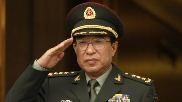 'Confessed to taking bribes' ... A file photo of Xu Caihou in his role as China's Central Military Commission Vice Chairman General in 2009.