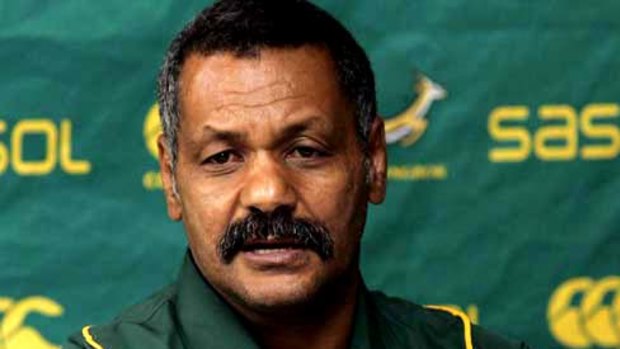 No more clowning about . . . Springboks management has taken exception to comments made against coach Peter de Villiers.