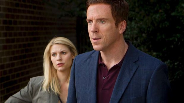 Tightly plotted: Homeland's Claire Danes as Carrie and Damien Lewis as Nick Brody.