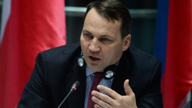 Emerging power broker: Poland's Foreign Minister Radoslaw Sikorski.