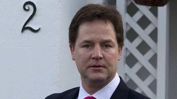 "It is a false promise wrapped in a union jack" ... Britain's Deputy Prime Minister Nick Clegg.