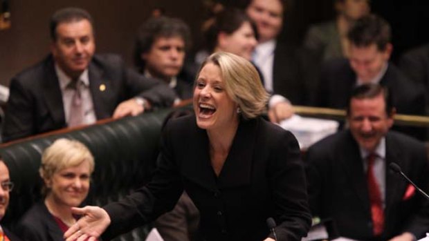 After earlier stumbling over the difficulties of the Kokoda Track, Kristina Keneally was animated in Parliament yesterday.