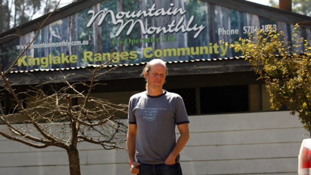 Bearing witness: <i>Mountain Monthly</i> editor Tim Huggins.