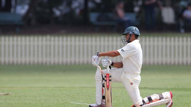 Batter up: Usman Khawaja is keen to make a mark in the second Test.