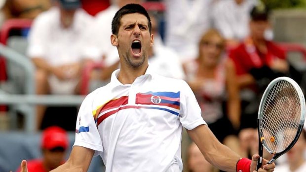 On song: Novak Djokovic wins again.