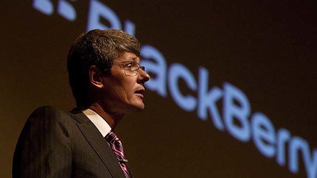 Turning things around? ... RIM CEO Thorsten Heins. The company will unveil its new BlackBerry 10 smartphones on January 30.