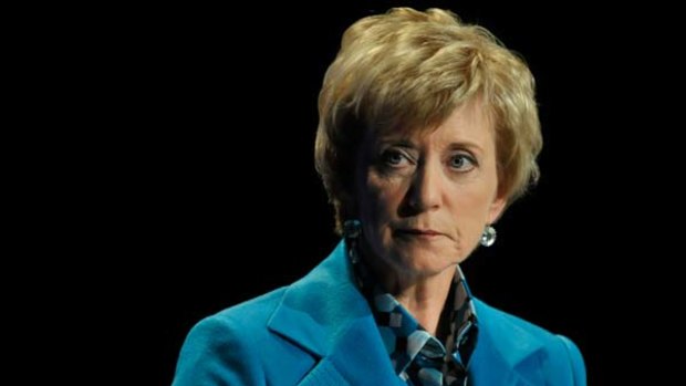 A wrestle on her hands ... Former CEO of World Wrestling Entertainment, Linda McMahon.