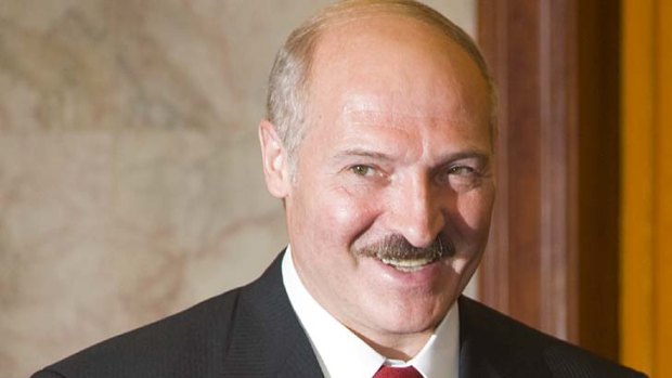 Belarus President Aleksandr Lukashenko ... his country has a poor human rights record.