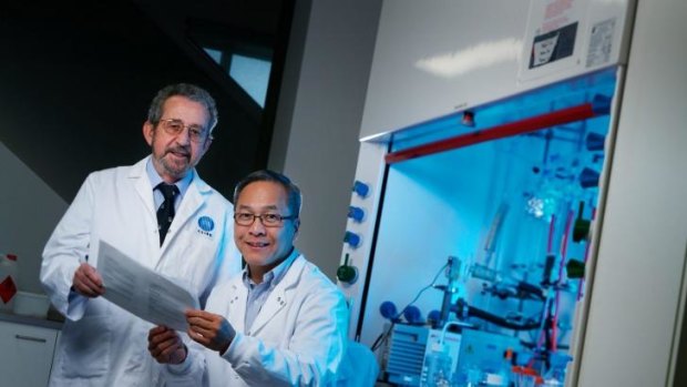 CSIRO researchers  Dr Ezio Rizzardo and Dr San Thang are this year's Nobel Prize contenders.