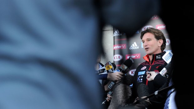 James Hird is at the centre of the greatest furore Essendon Football Club has faced.