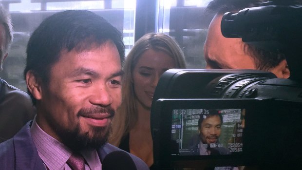 Big draw: Pacquiao has attracted huge crowds in Brisbane.