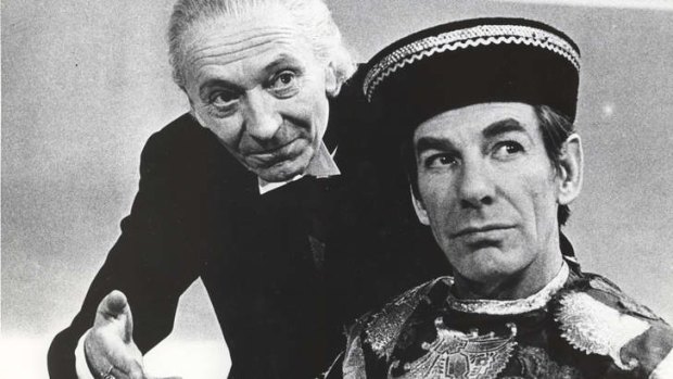 William Hartnell as the first Doctor Who, with the Celestial Toymaker.