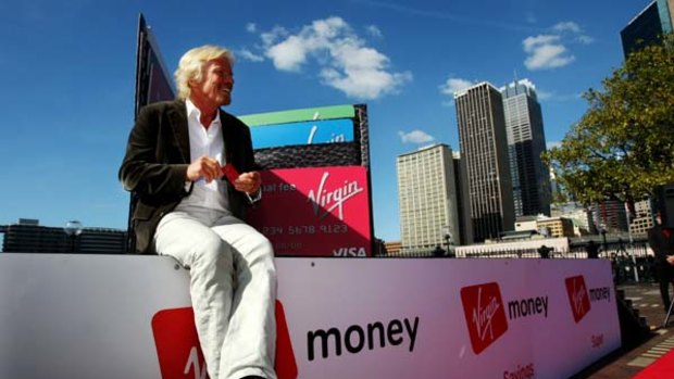 Man on a mission ... "There's no question that people are being ripped off in the [Australian] banking sector," Richard Branson says.