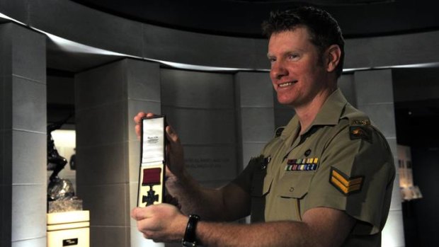 Victoria Cross recipient Corporal Daniel Keighran has loaned his medal to be displayed in the Australian War Memorial.