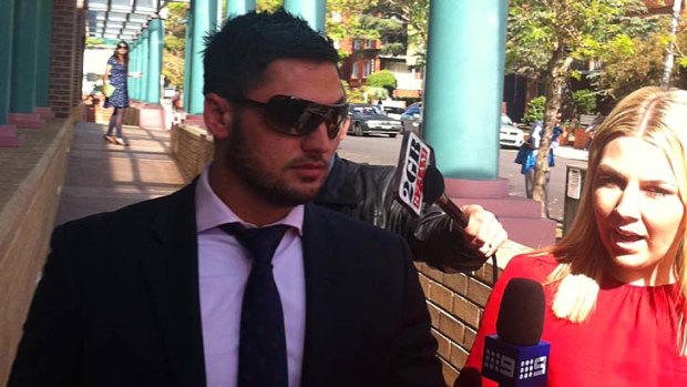 Sentenced to community service ... Salim Mehajer leaves court today.