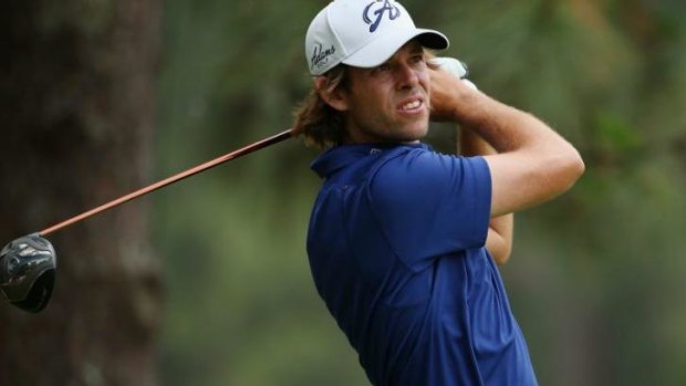 Top Australian: Aaron Baddeley is the best-placed of the 11 Australians in the field after the opening round.