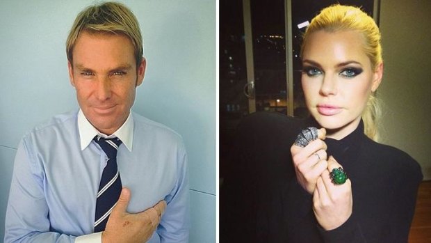 Dinner date: Did Shane Warne and Sophie Monk kiss during their London catch-up?