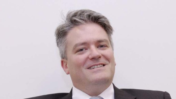 Mathias Cormann &#8230; Coalition would unwind any increases to the super guarantee.