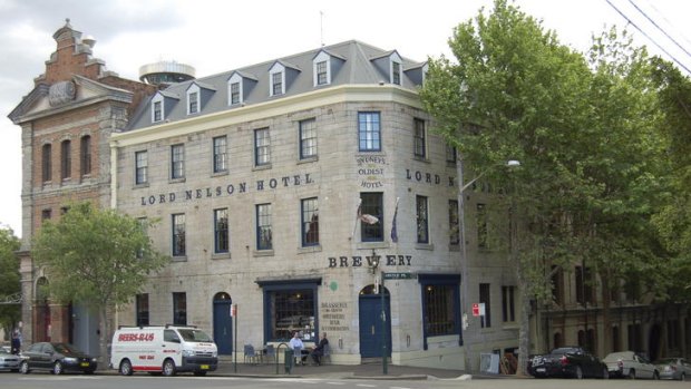 Lord Nelson hotel in The Rocks