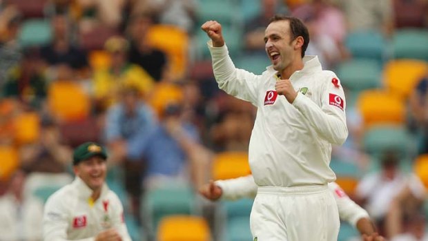 "I think he [Lyon] could be just as good as Graeme Swann if not better" ... Warne.