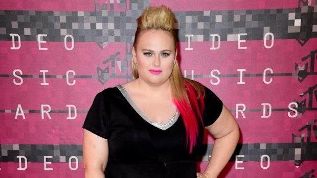 Actress Rebel Wilson attends the 2015 MTV Video Music Awards.