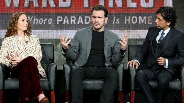 Melissa Leo, Matt Dillon and M. Night Shyamalan discuss Wayward Pines.