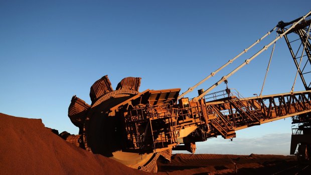 Iron ore prices have rallied to the highest in two years, boosting the shares of mining companies.