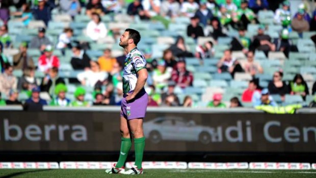 Cause for concern: Small crowds and poor results raises questions regarding the long-term viability of the Canberra Raiders.
