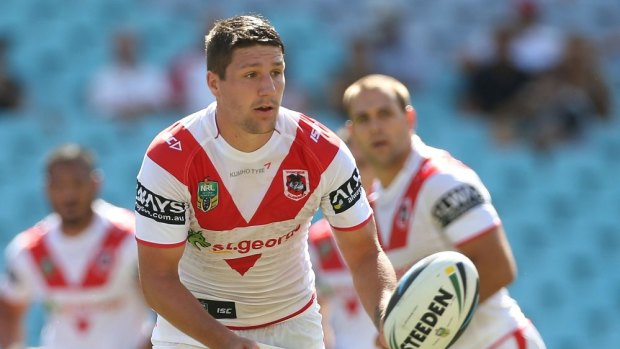 In good touch: Dragons playmaker Gareth Widdop.