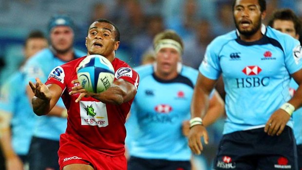 Drought ... Reds halfback Will Genia.