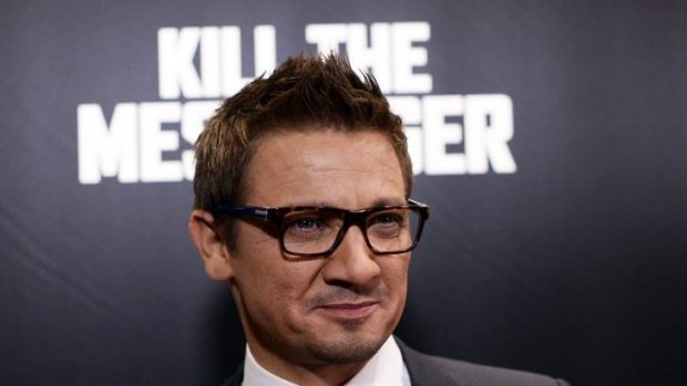 Actor Jeremy Renner arrives for the screening of "Kill The Messenger'' in New York.