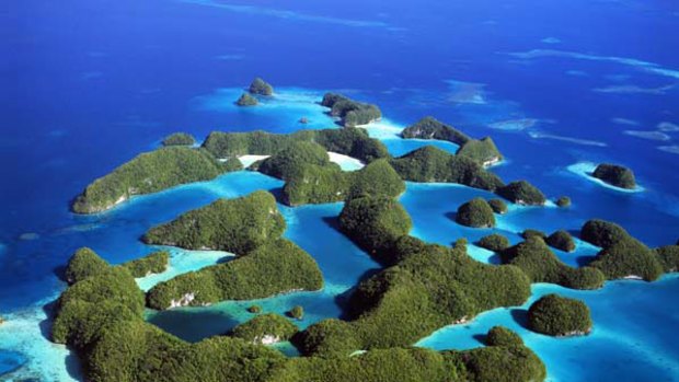 Eden ... the Republic of Palau is a series of more than 250 limestone islands virtually untouched by tourists.