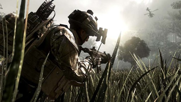 A screenshot from Call of Duty: Ghosts.