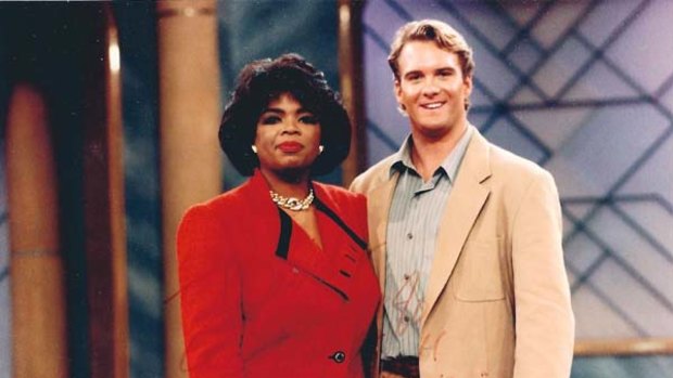 Oprah Winfrey with David Neal in 1992.