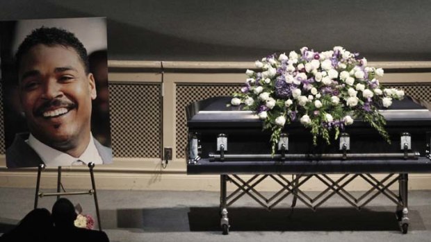 Rodney King's memorial service in Los Angeles.