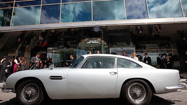 Film history ... James Bond's Aston Martin is up for auction.