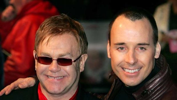 Elton John and  David Furnish ... Christmas Day birth.