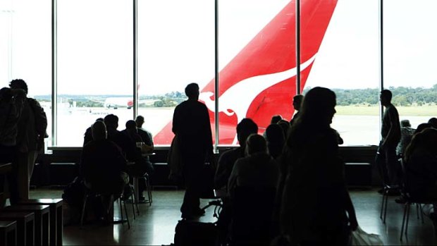 Qantas ... the extra seats that have gone into the market in recent times has resulted in a fall in revenue.