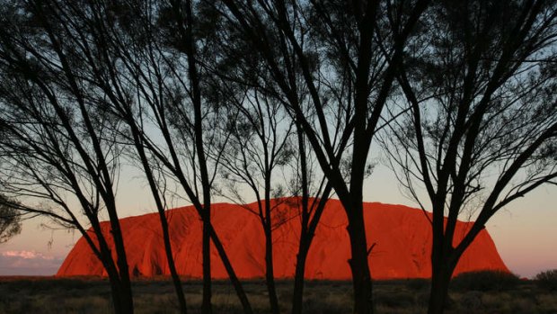 Uluru.