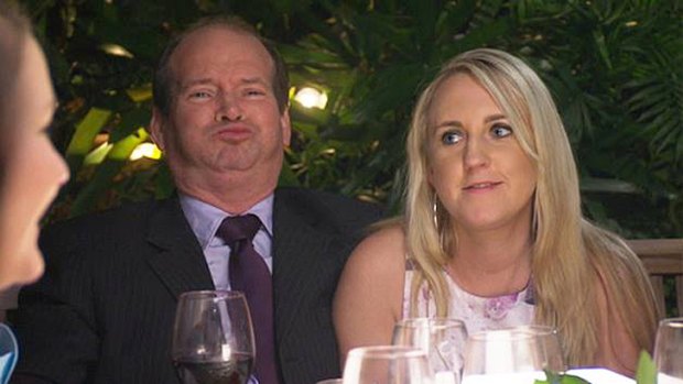 One <i>MKR</i> episode ... The low-scoring Evil Jack Nicholson (David) and Mean Barbie (Corinne) appeared to snap at the VIC boys Harry and Christo.