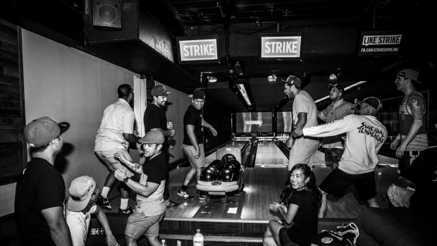 HIT'M Fam Goes Bowling, 2015: What do dance crews do when they're not battling? They strike out.
