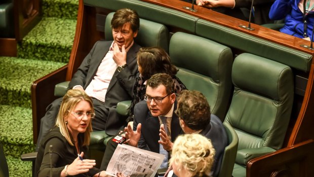 The Victorian Parliament sat all night discussing the bill before the vote passing it.