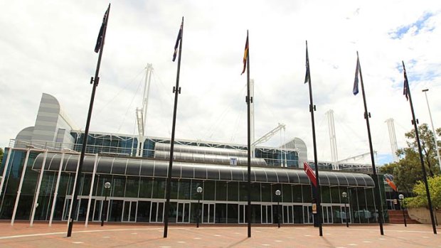 The Exhibition Centre at Darling Harbour, which is to be demolished to make way for a bigger facility.