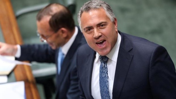 Under fire: Treasurer Joe Hockey.