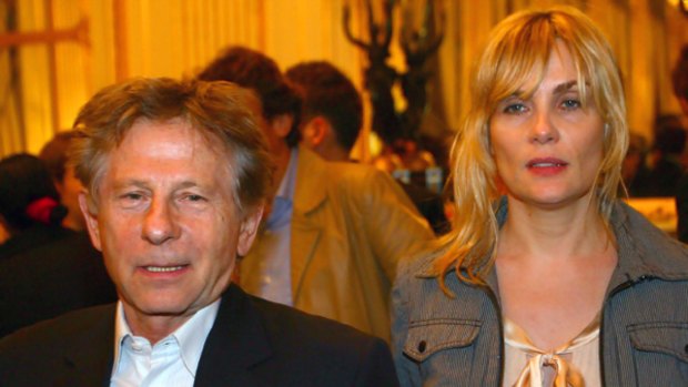 Defending her husband ... Emmanuelle Seigner has spoken out about Roman Polanski's conviction.