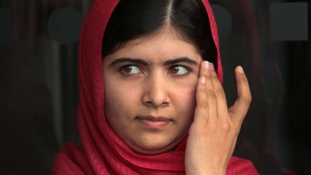 Pakistani schoolgirl Malala Yousafzai.